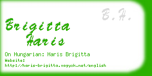 brigitta haris business card